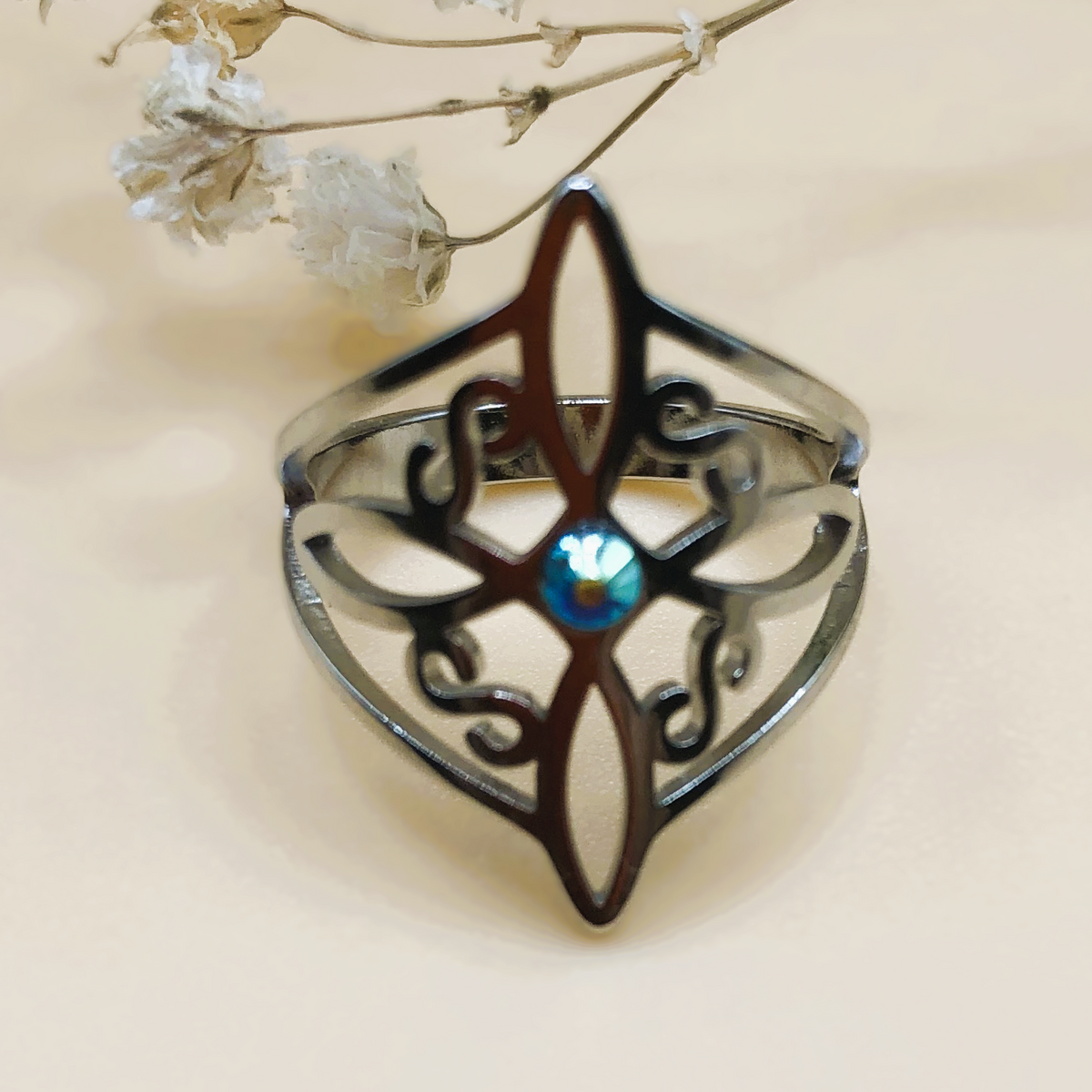 Bague Noeud Celtique / Noeud de Sorcière