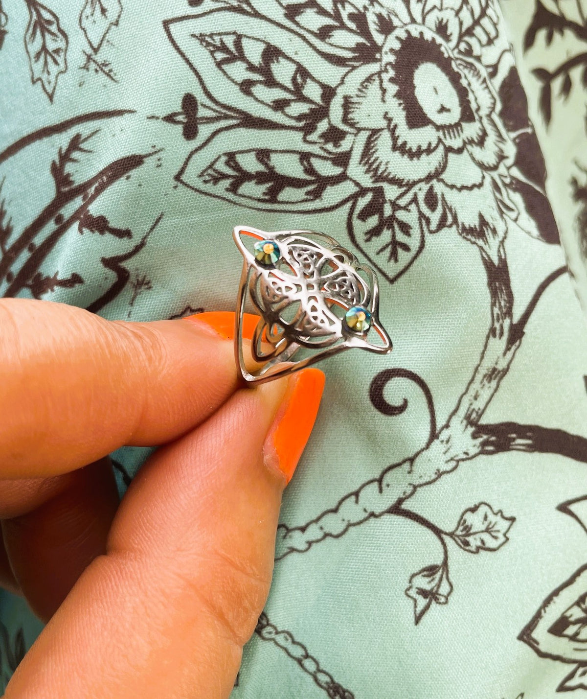 Bague Noeud Celtique / Noeud de Sorcière