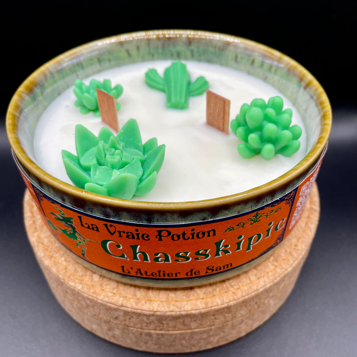 🕯️Bougie Extérieur Anti-Moustique en Céramique de Provence | [WITCHART]