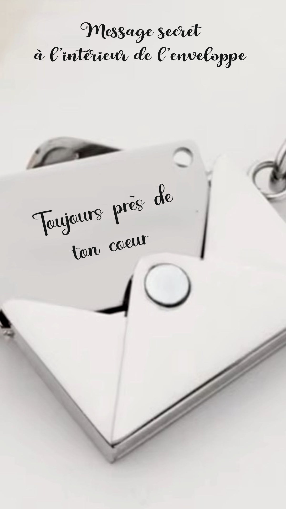 collier et pendentif message secret
