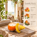🕯️Bougie citrouille artisanale, création exclusive, Céramique – Cire Écologique / petit format