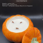 🕯️Invoquez la magie de l'automne dans votre rituel quotidien : Bougie Citrouille Grand Format