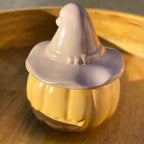 🕯️Bougie citrouille artisanale, création exclusive, Céramique – Cire Écologique / petit format