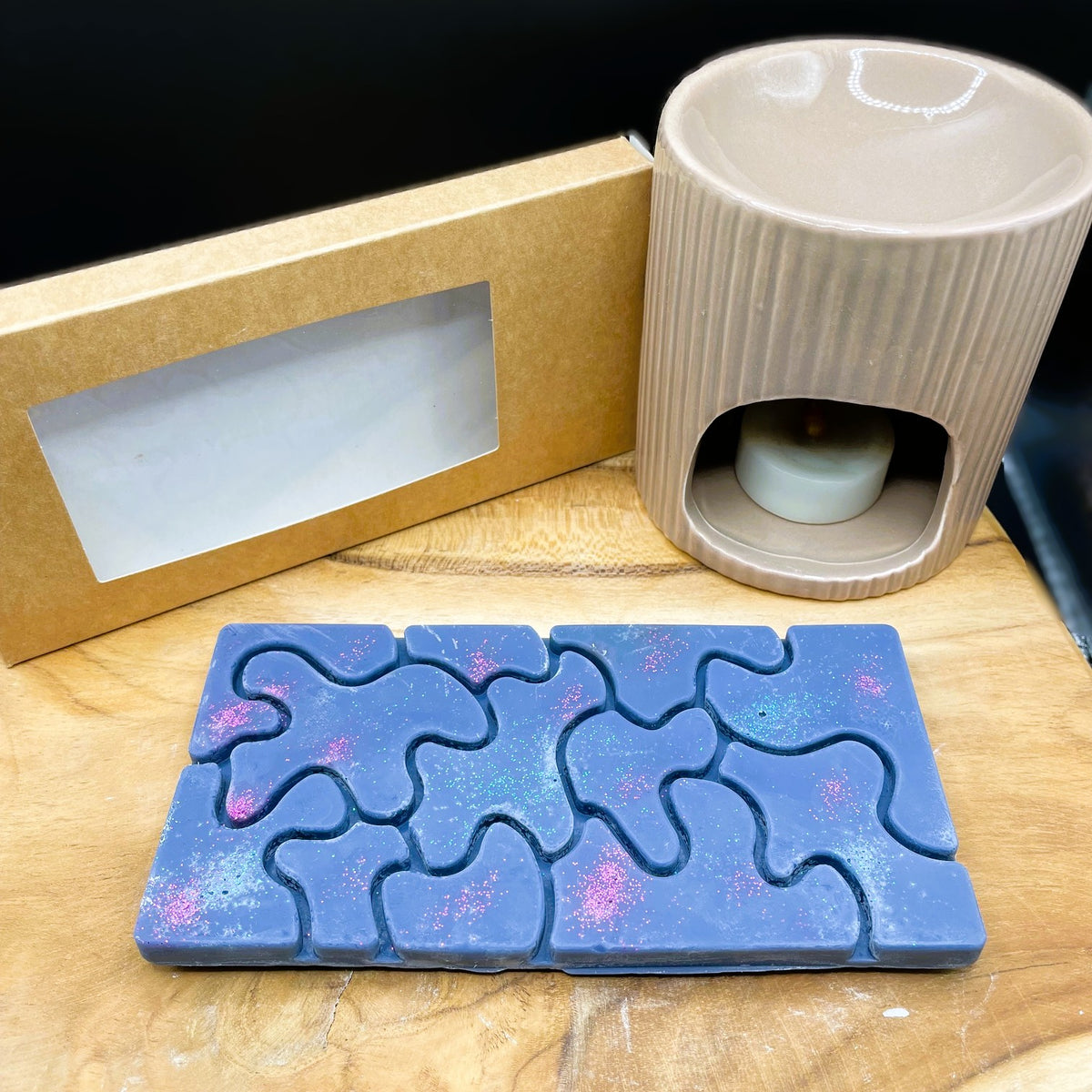 ✨ Fondants de cire parfumés Noctambule en forme de puzzle à découper - 75gr
